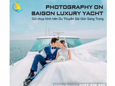 CHỤP HÌNH TRÊN DU THUYỀN SÀI GÒN 5 SAO SANG TRỌNG