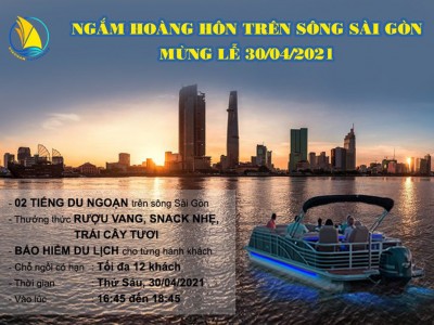 NGẮM HOÀNG HÔN TRÊN SÔNG SÀI GÒN