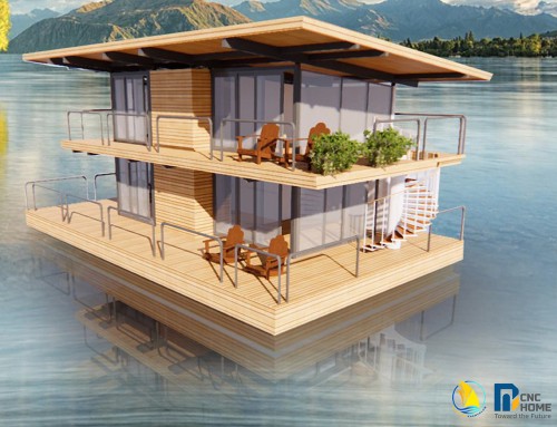 FLOATING HOUSE 2 STOREY