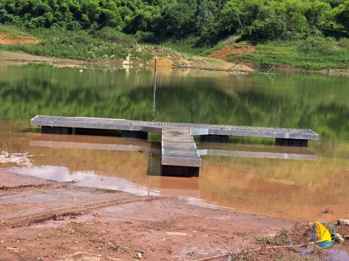 Construction of the Wharf at Hoa Binh Lake - A Key Project Implemented by Vietnam Yacht Club Co., Ltd.