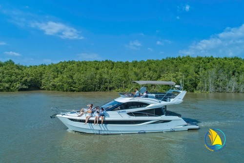 THUÊ DU THUYỀN GALEON 420 FLY TRÊN SÔNG SÀI GÒN - TRẢI NGHIỆM ĐẲNG CẤP VỚI GIÁ TỐT NHẤT