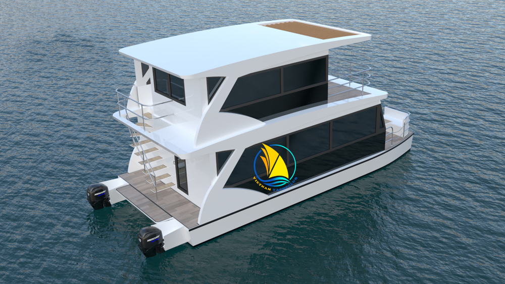 MOBILE FLOATING HOUSE 2 STORIES, 2 BEDROOM