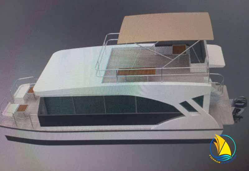 NEWLY BUILT MOBILE FLOATING HOUSE EXCLUSIVELY BY VIETNAM YACHT CLUB CO., LTD