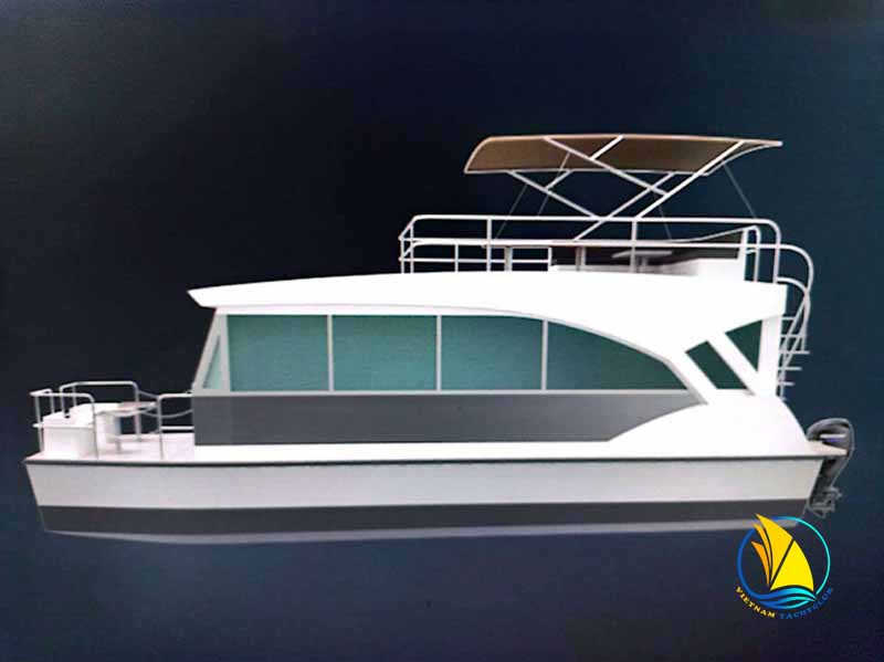 NEWLY BUILT MOBILE FLOATING HOUSE EXCLUSIVELY BY VIETNAM YACHT CLUB CO., LTD