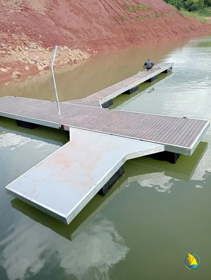 Construction of the Wharf at Hoa Binh Lake - A Key Project Implemented by Vietnam Yacht Club Co., Ltd.