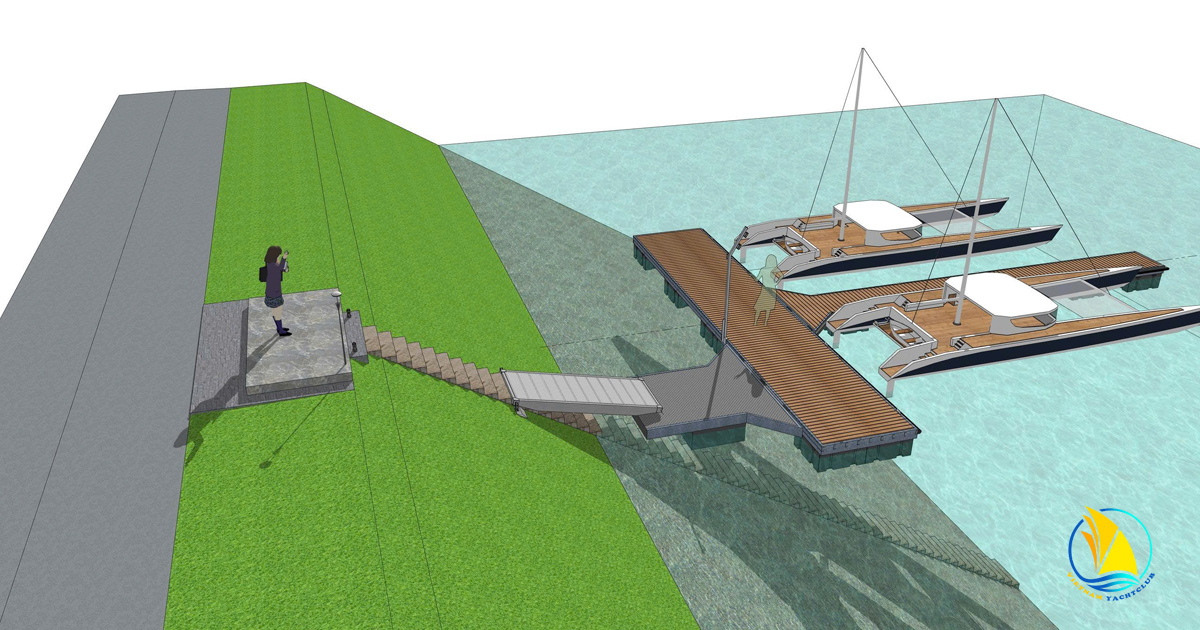 Construction of the Wharf at Hoa Binh Lake - A Key Project Implemented by Vietnam Yacht Club Co., Ltd.